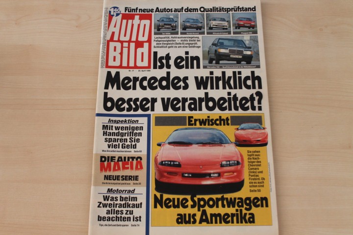Deckblatt Auto Bild (17/1990)